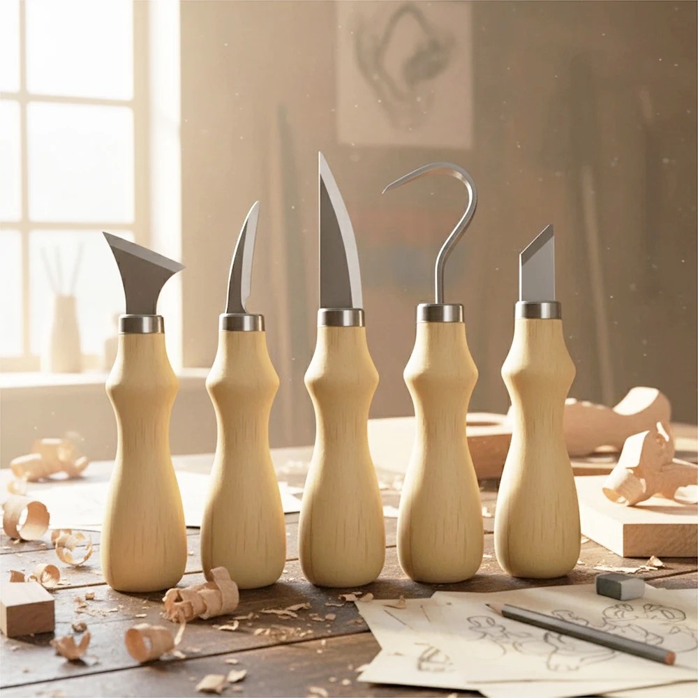 5Pcs Wood Carving Tools Set,Cu - đánh giá và giá Craft Knife Set