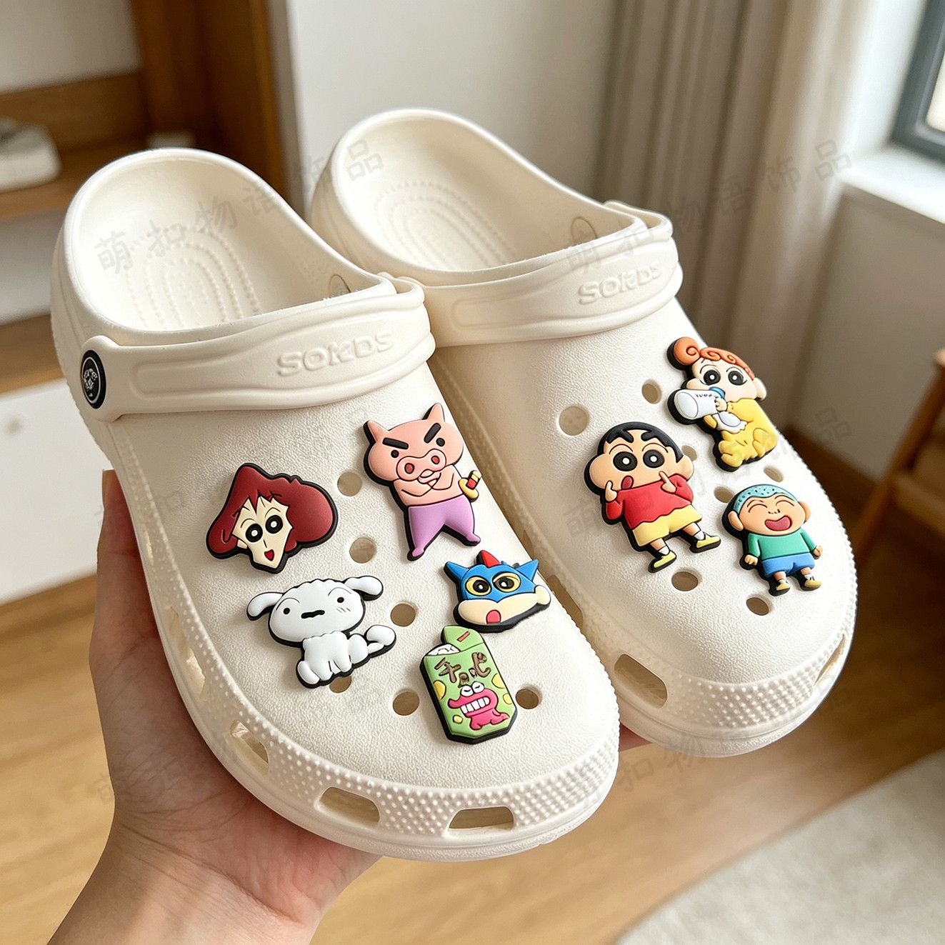 Crayon Shin-chan shoe flower a - đánh giá và giá Cosplay Prop Diy