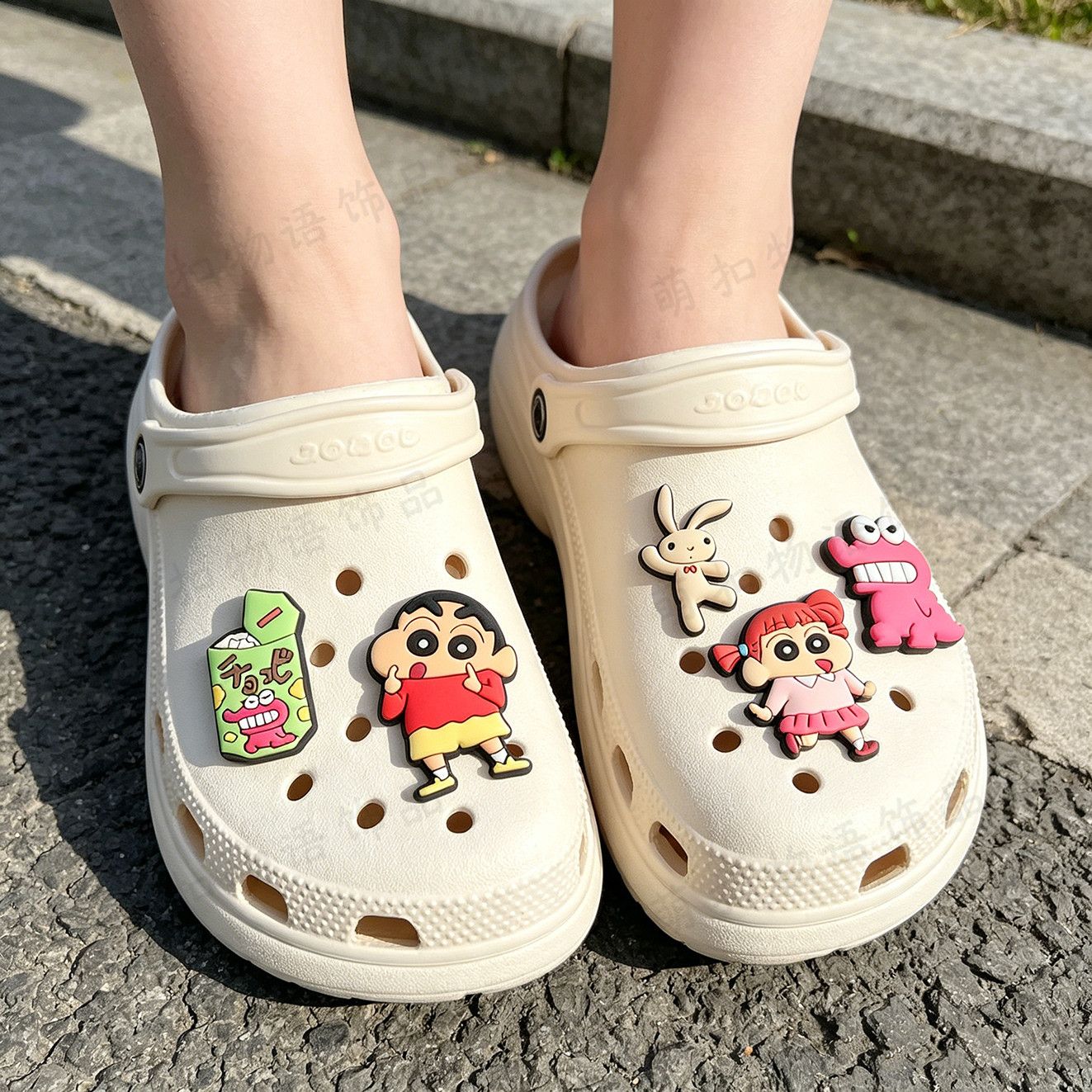 Crayon Shin-chan shoe flower a - đánh giá và giá Cosplay Prop Diy