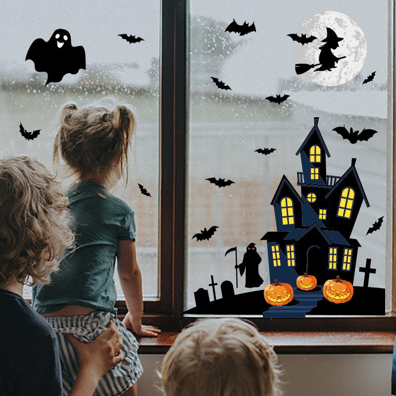 Ghost Bat Witch Window Sticker - đánh giá và giá Cosplay Bat Prop