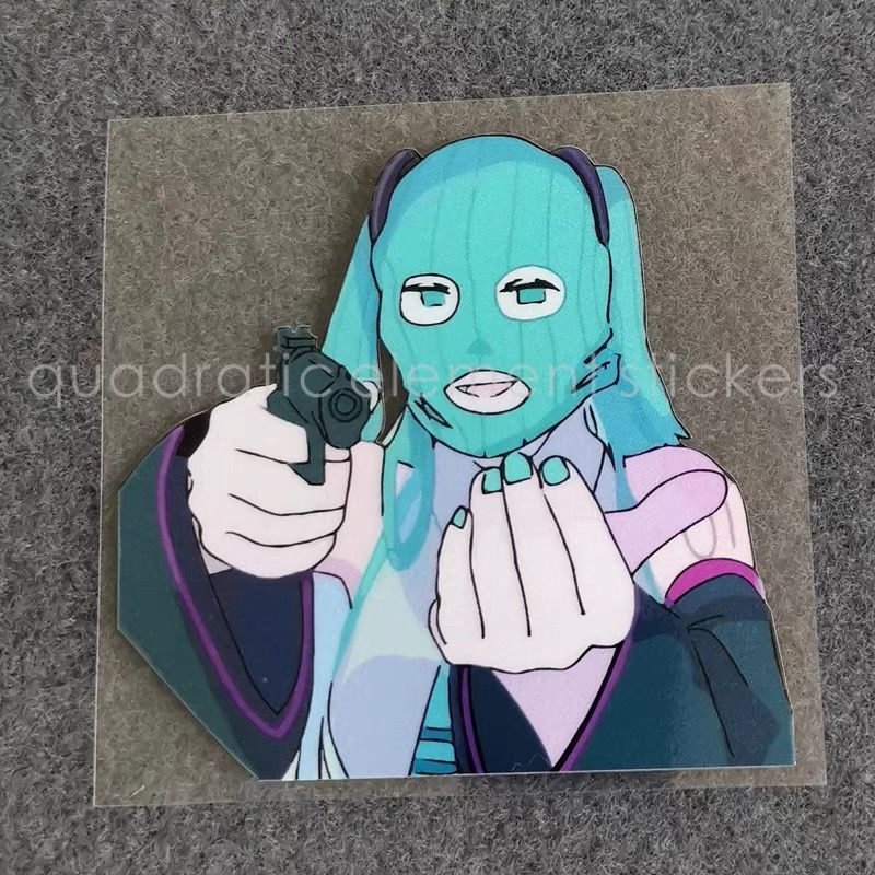 Miku Motorcycle Sticker Water  - đánh giá và giá Cosplay Prop Diy