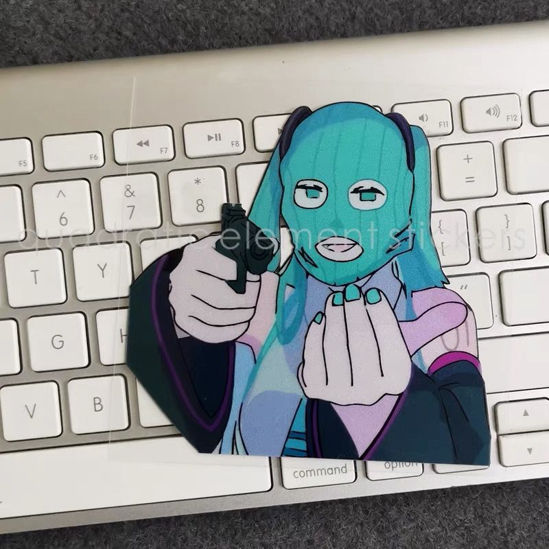 Miku Motorcycle Sticker Water  - đánh giá và giá Cosplay Prop Diy
