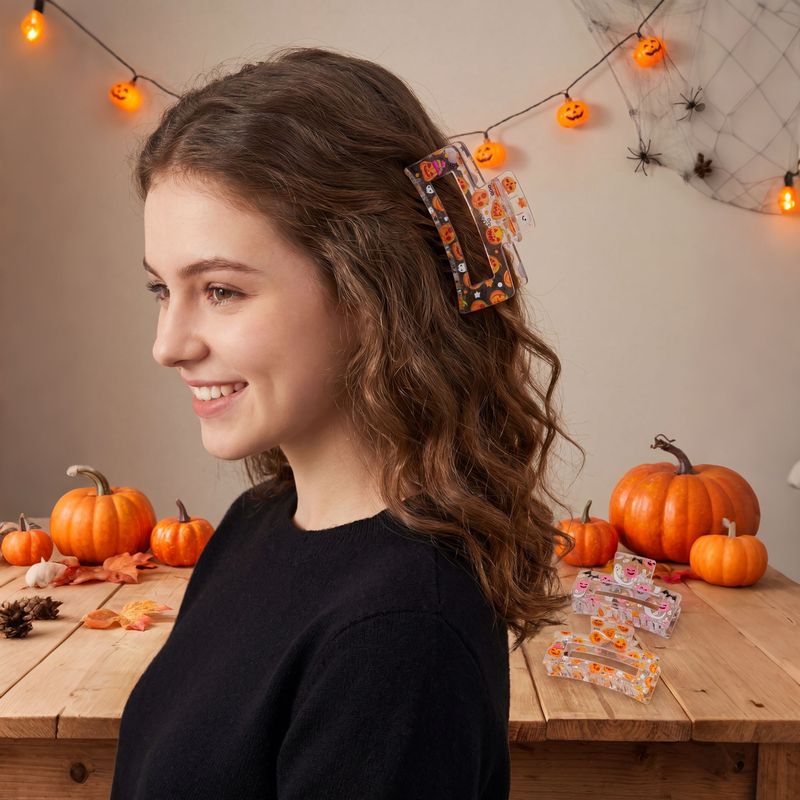 4pcs/set Halloween Hair Claw C - đánh giá và giá Cosplay Bat Prop