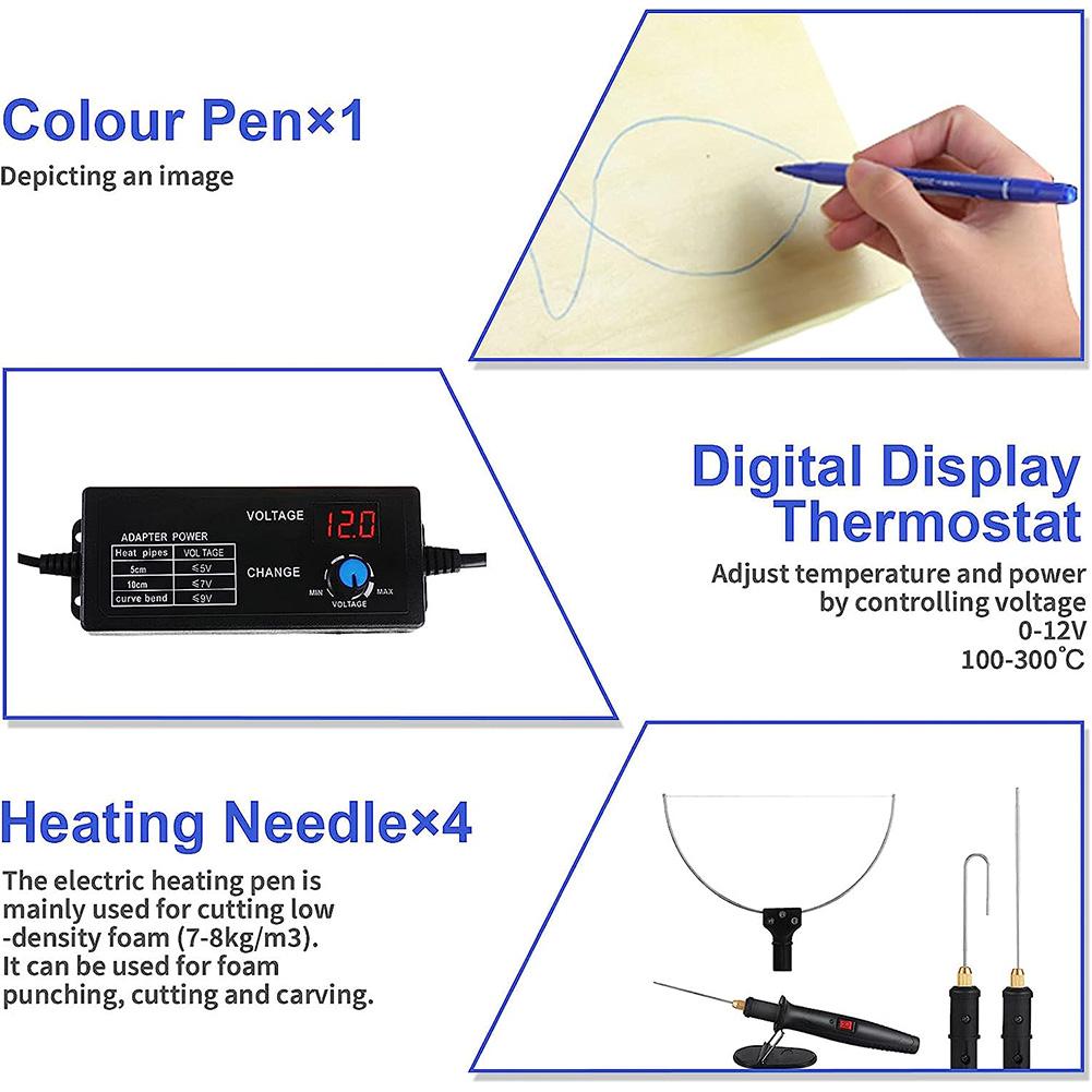 Heated Foam Cutting Pen Set wi - đánh giá và giá Craft Knife Set