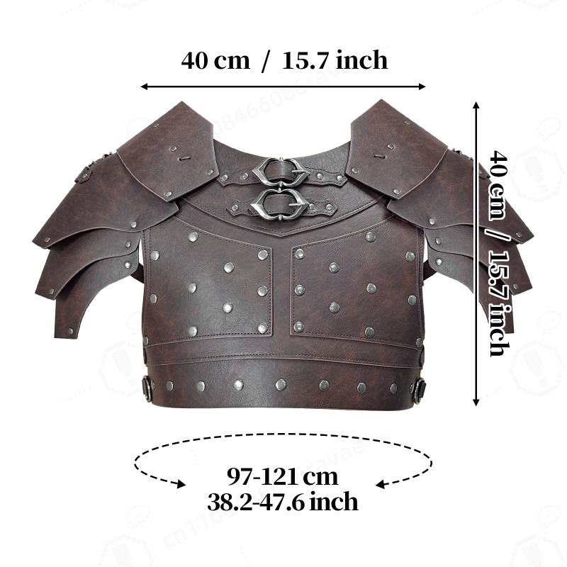 Medieval Studded Shoulder Ches - đánh giá và giá Prop For Cosplay