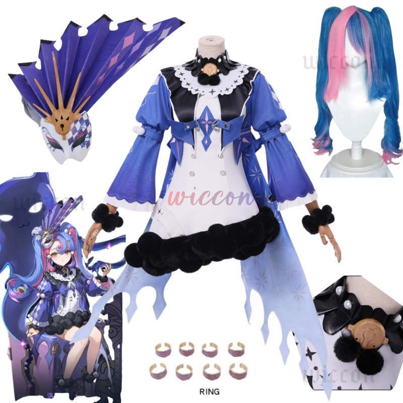 Roccia Cosplay Costume Wig Dre - đánh giá và giá Cosplay Prop Diy