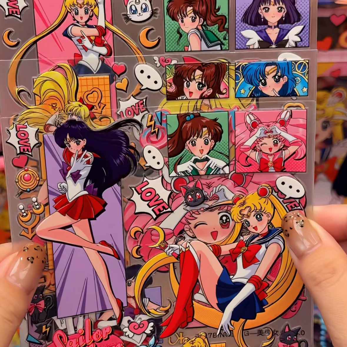 Sailor Moon jelly 3D 5D planne - đánh giá và giá Cosplay Prop Diy