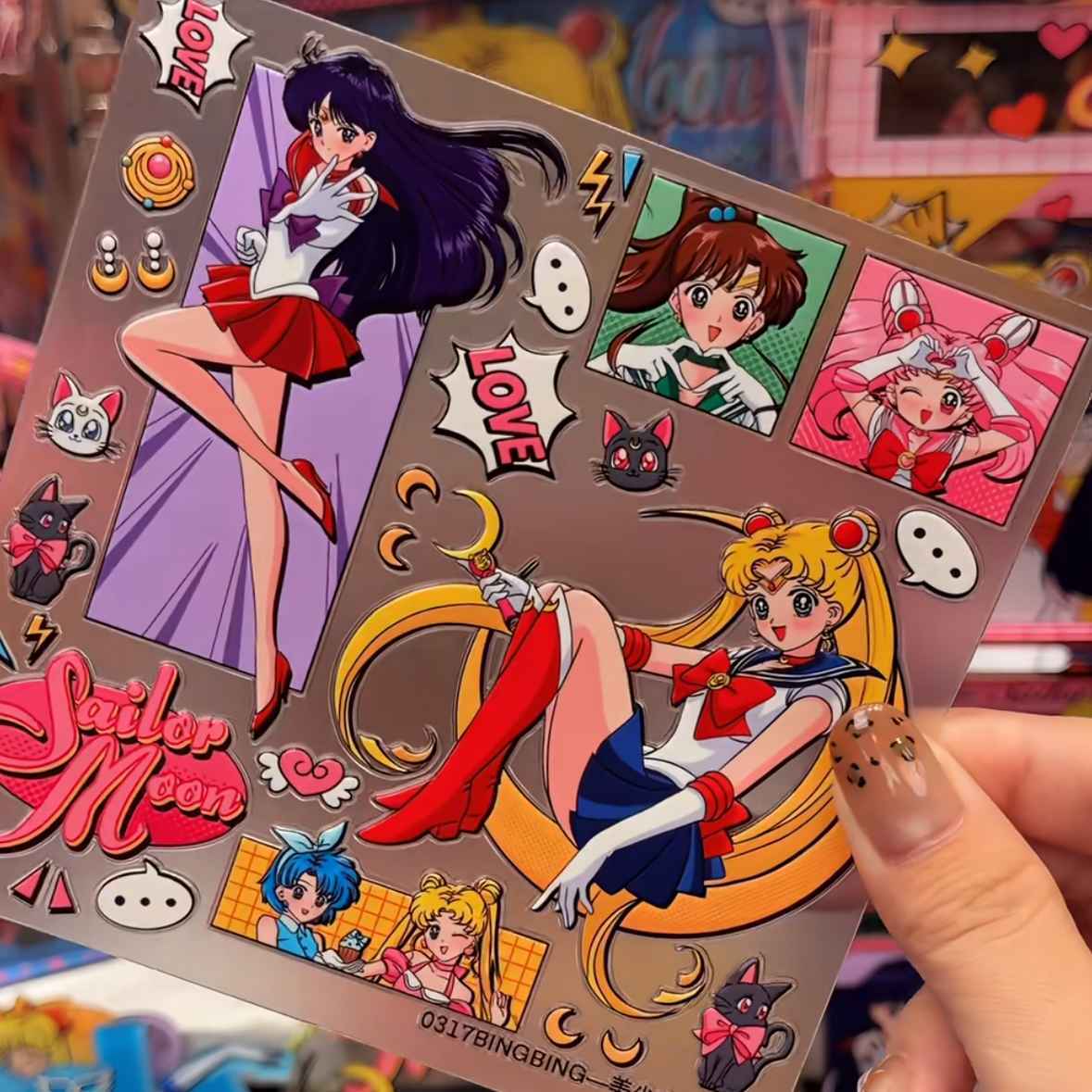 Sailor Moon jelly 3D 5D planne - đánh giá và giá Cosplay Prop Diy