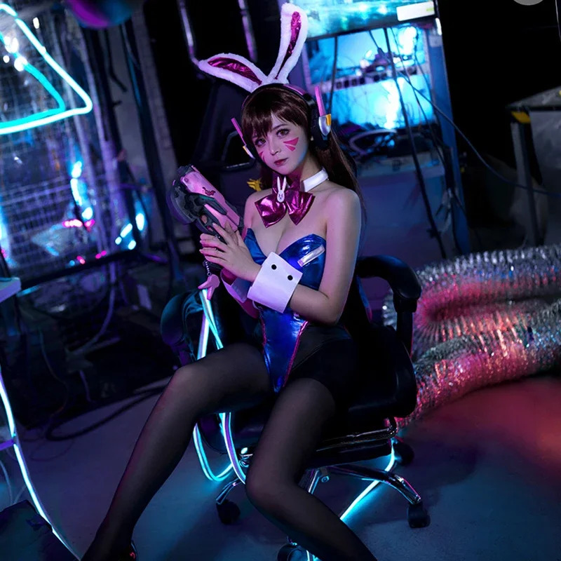 Overwatch DVA Bunny Jumpsuit S - đánh giá và giá Dva Cosplay Prop