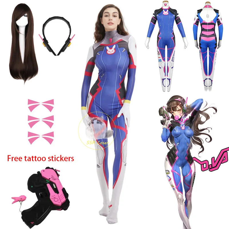 Dva Cosplay Costume Bodysuit Z - đánh giá và giá Dva Cosplay Prop