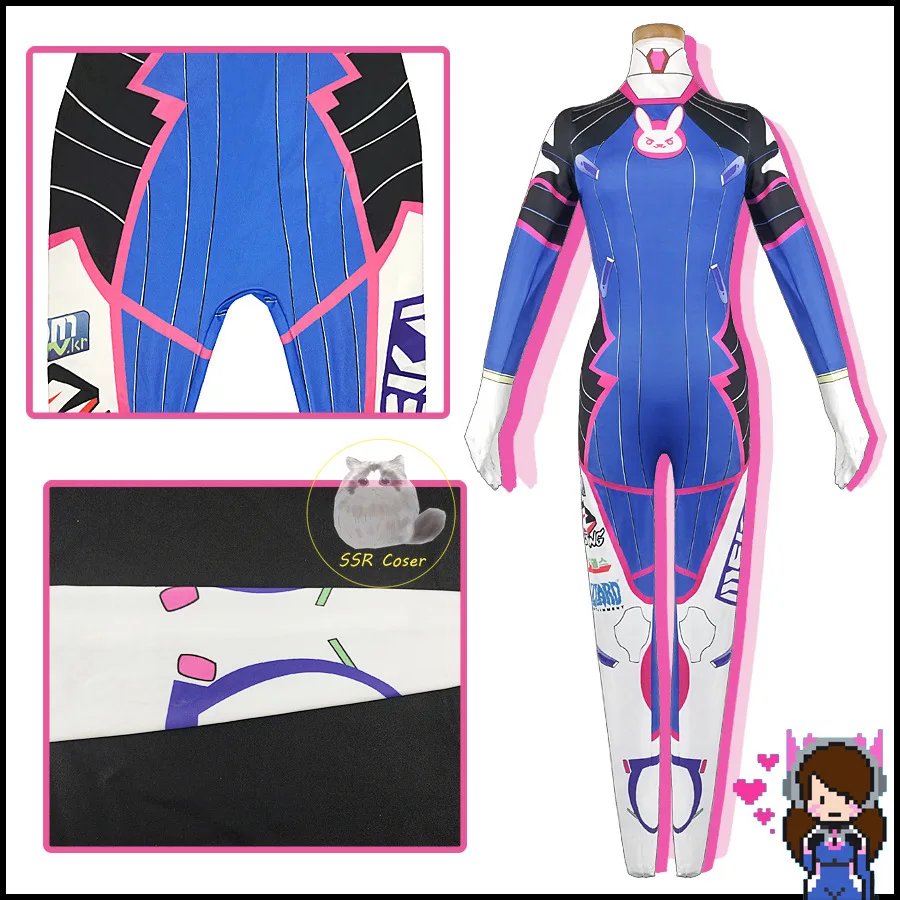 Dva Cosplay Costume Bodysuit Z - đánh giá và giá Dva Cosplay Prop