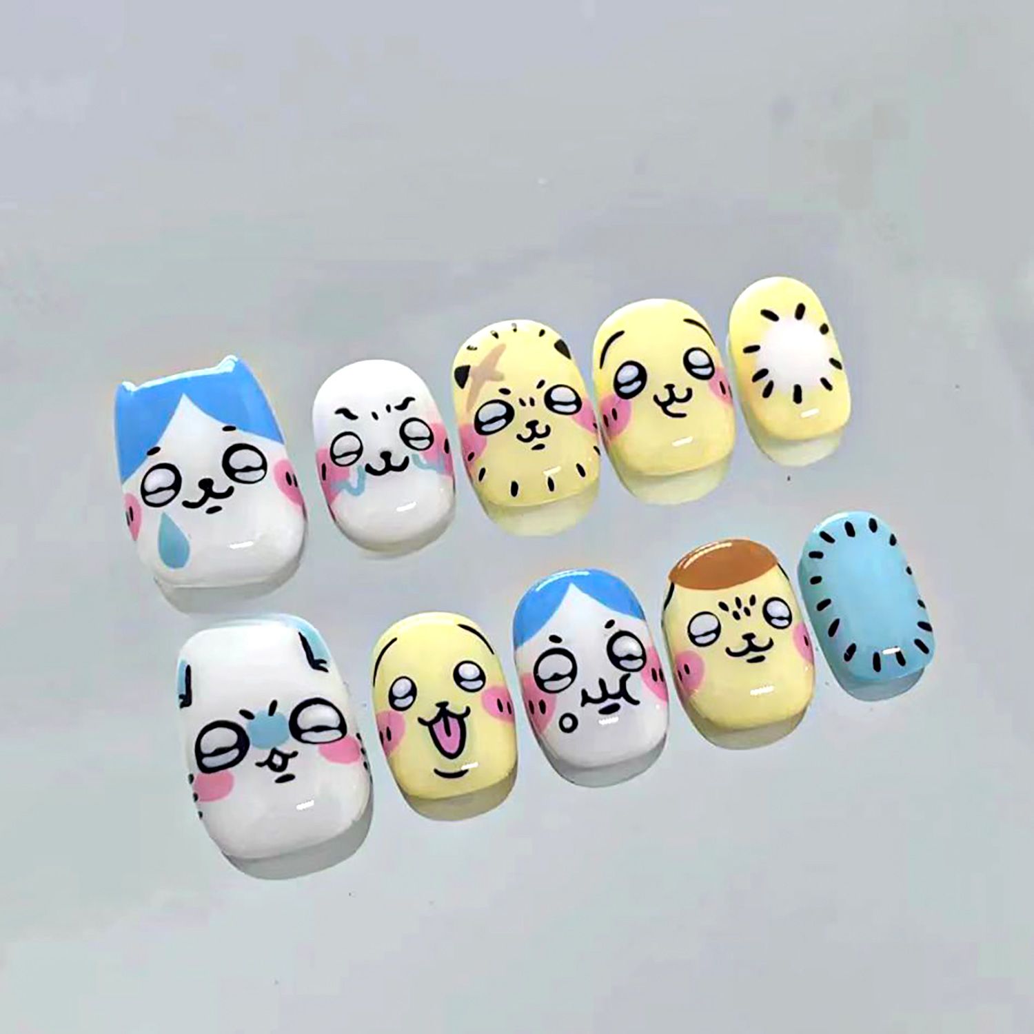 Cute cartoon Rakko press-on na - đánh giá và giá Detachable Cosplay Prop
