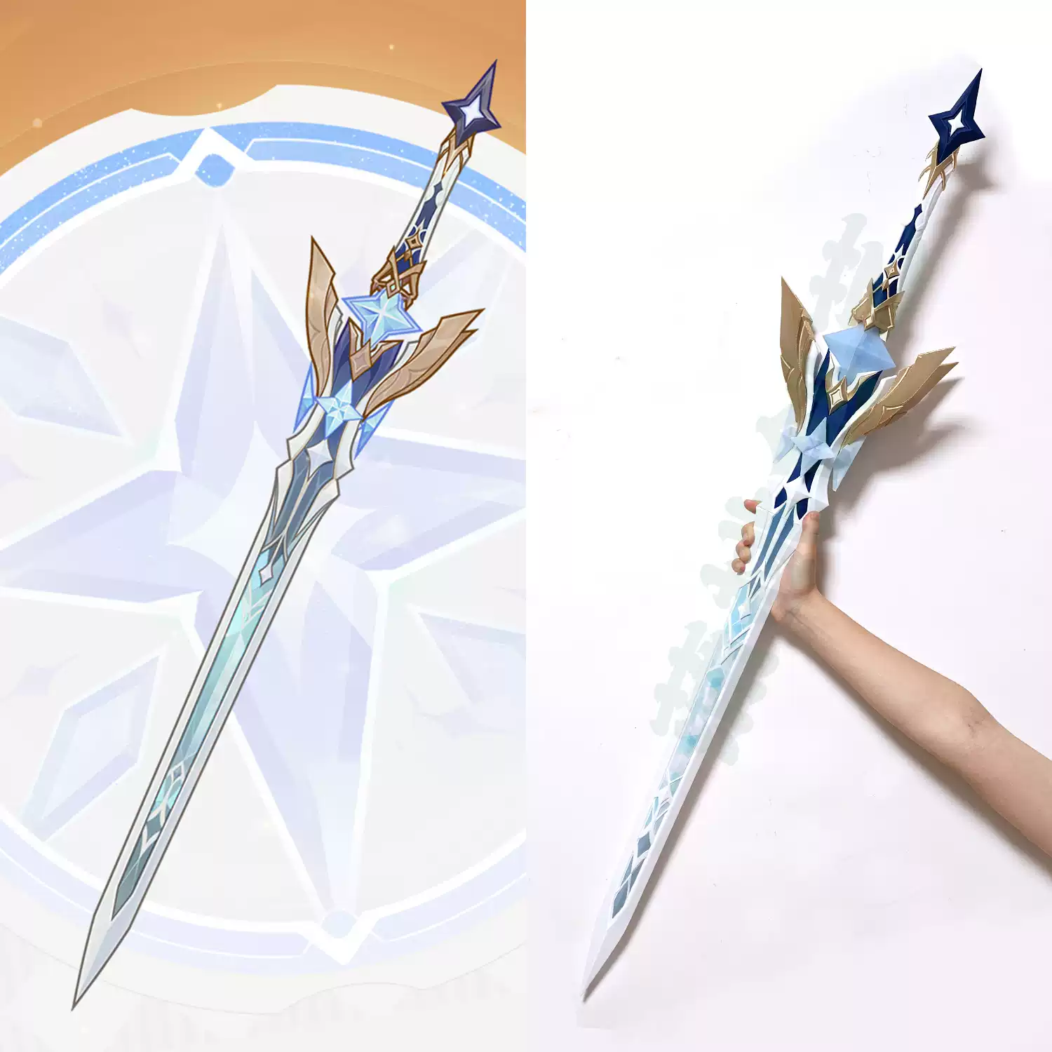 Genshin Impact Aether Lumine C - đánh giá và giá Detachable Cosplay Prop