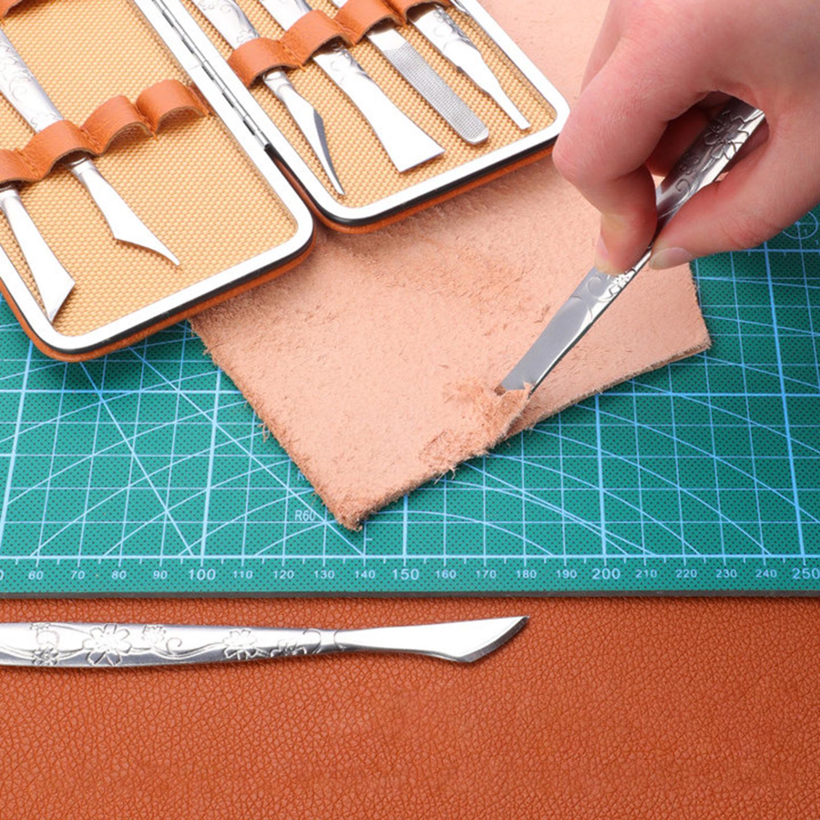 8 Pieces Leather Carving Knive - đánh giá và giá Craft Knife Set