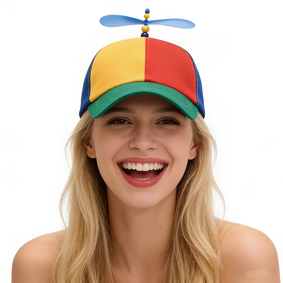 Funny Multicolor Propeller Hat - đánh giá và giá Ekko Cosplay Prop