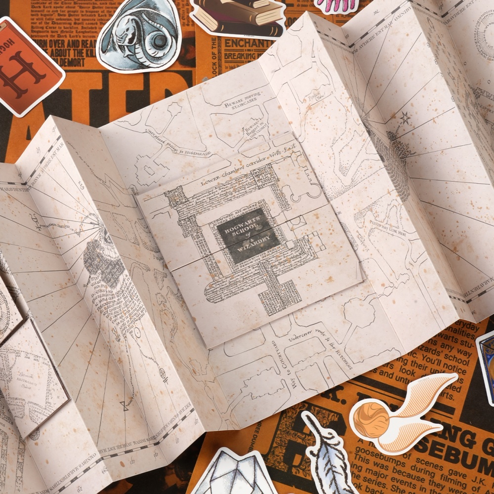 1PC Map Of The Marauder's Scho - đánh giá và giá Cosplay Prop Making
